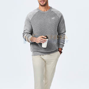 Sweat-shirts pour hommes à manches longues, respirants, vêtements pour hommes, coton et polyester, sweat-shirts pour hommes en vente - Product Image 4