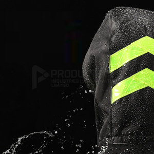 Veste de sécurité respirante d'hiver de la meilleure qualité, protection contre les coupures, col mandarin, nylon/polyester, service personnalisé OEM, prix de gros - Product Image 3