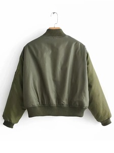 Veste de Baseball Réversible pour Homme, Manteau Régulier Automne Hiver Bomber Coupe-Vent, Nouveau Design Varsity, Respirant - Product Image 6