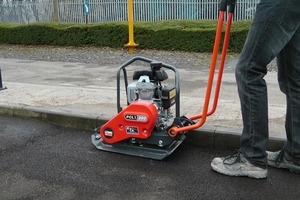 Yüksek güç 80kg manuel plaka kompaktörü inşaat için fabrika doğrudan Robin GX160 motor elektrik kaynağı-satılık - Product Image 2