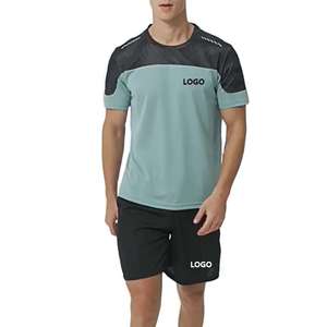 Conjunto Deportivo Personalizado OEM 2025 con Logotipo, Ropa Deportiva Transpirable para Hombre, Pantalones Cortos y Camiseta para Gimnasio - Product Image 5