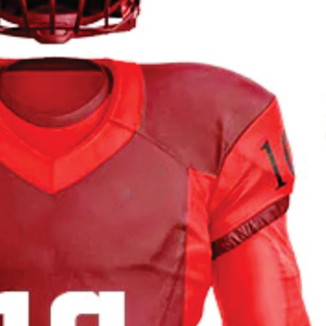 Custom 100% Polyester Sublimated American <b>Football</b> Uniform for Men Breathable Red and <b>white</b> Tackle Twill Team Gear Short Jersey - Product Image 4