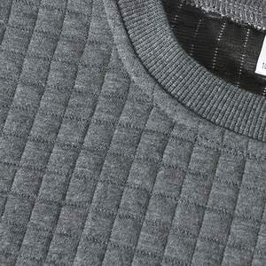 เสื้อสเวตเตอร์แขนยาวสำหรับผู้ชายสีพื้นสไตล์สตรีทแวร์ให้ความอบอุ่นสำหรับฤดูหนาว - Product Image 3