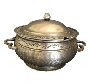 Meilleures ventes Soupières en métal sur mesure Finition nickel et argent Plat de service Vaisselle Dernier design - Product Image 4