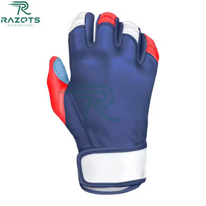 ถุงมือตีเบสบอลมืออาชีพน้ำหนักเบาใส่ได้ทั้งชายและหญิงหนัง PU นิ่มระบายอากาศได้ดีจับกันลื่นได้ใส่ได้ทั้งชายและหญิง - Product Image 5