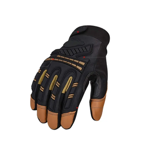 Vente de gros Gants d'hiver pour mécaniciens-Cuir synthétique de vache fendu pour un usage quotidien et les fêtes-Du Pakistan - Product Image 3