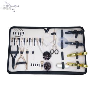 Aiguilles en acier inoxydable doré et noir de type C en gros, petits crochets de tirage de fil, clips à boucle pour le travail en salon, fabriqués en métal et en fer - Product Image 1