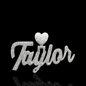 จี้ชุบโรเดียม CZ ทำจากสเตนเลสสตีลพรีเมียมแบบกำหนดเอง - Product Image 1