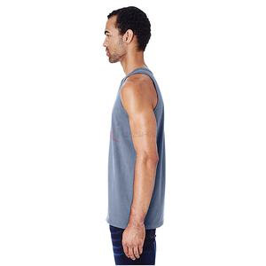 OEM Logo personnalisé Hommes Muscle Débardeur Impression Graphique Déchiré Lavage Glacé Fitness Chemise de gymnastique sans manches - Product Image 5