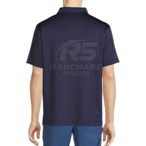 Camiseta Polo para Hombre de Color Sólido, Informal, Ligera, Transpirable, de Corte Moderno - Product Image 4