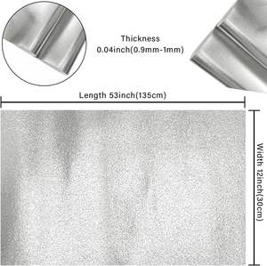 Color Silver Genuine Leather Sheets Wholesale Raw Material Leather Pieces <b>Square</b> for Crafts Heavy Weight for Making DIY Purpose - Product Image 4