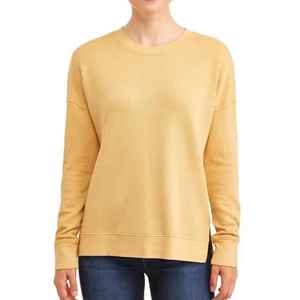 Trendy Women Stand Collar Heavy Cotton Fleece Streetwear Sweatshirt Relaxed Fit Autumn Winter Printed Badge <b>Sequined</b> <b>Top</b> - Product Image 1