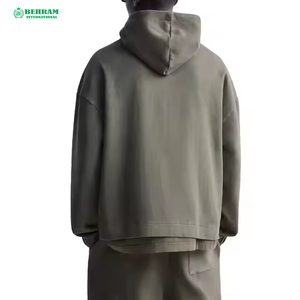Sudaderas con Capucha Unisex Premium, Diseño Personalizado, Color Sólido, Algodón Grueso, Lavado Ácido - Product Image 6