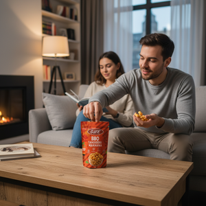 Glee Impex Makhana BBQ Tandoori épicé faible en gras, fumé et grillé, sans cholestérol, sans gluten, avec une saveur authentique de barbecue indien - Product Image 2