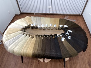 Extensiones de trama de cabello Remy de doble dibujado vietnamita Extensiones de cabello alineadas con cutícula de trama de cabello atado a mano de lujo - Product Image 6