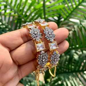 Juego de piedras chapadas en oro, joyería nupcial de boda india/pakistaní, producto a granel, joyería de moda personalizada - Product Image 3