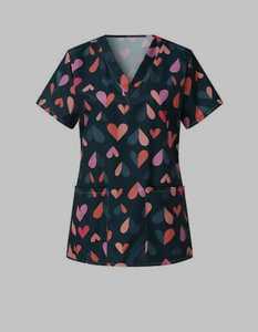 Nouvelle conception – Ensembles d'uniformes médicaux unisexes respirants et élégants en sergé de spandex pour hôpital, sublimation, manches courtes, pour infirmières - Product Image 6