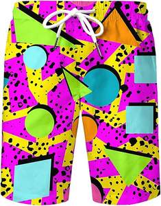 Conjunto de 2 Piezas para Hombre, Estampado Informal, Traje Deportivo de Verano con Bolsillos, Camisa de Manga Corta con Botones y Pantalones Cortos para Playa - Product Image 3