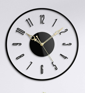Trusted Manufacturer Selling <b>Antique</b> Design Analog Wall <b>Clock</b> in White Color With Customized Color - Product Image 1