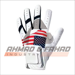 Custom White Genuine Leather Golf <b>Gloves</b> for <b>Men</b> and Women Non-Slip Breathable <b>Sheepskin</b> Soft Grip Custom Logo for Sports - Product Image 6