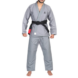 Kimono de Jiu-Jitsu BJJ personnalisé de haute qualité professionnel, gris, uniforme de Jiu-Jitsu, ensembles unisexes en polyester/coton, respirant et léger - Product Image 1