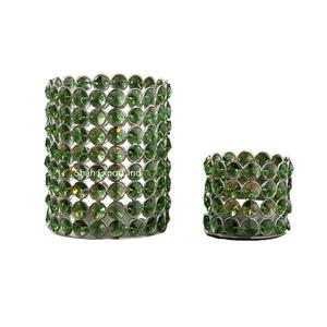 Luxury Wedding Centerpieces Red <b>Crystal</b> Votive Holder Round Shape for Wedding Event Parties Tabletop <b>Decorations</b> - Product Image 6