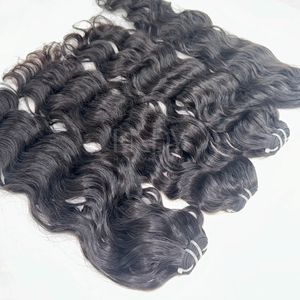 ผมดิบลอนธรรมชาติแบบคู่ไม่ผ่านกระบวนการ8 ''-34'' จากโรงงาน - Product Image 4