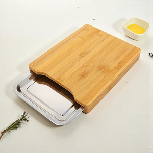 Planche à découper en bois rustique plateau de service lave-vaisselle cuisine cadeau décoratif OEM Vietnam fournisseur - Product Image 2