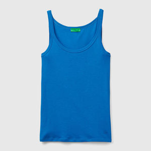 เสื้อกล้ามออกกำลังกายสำหรับผู้หญิงแห้งเร็วเสื้อกีฬาฟิตเนสเข้ายิมผ้าคอตตอน/ใยไผ่ - Product Image 1