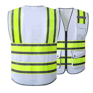 Sécurité Offre Spéciale personnalisée plusieurs tailles OEM vêtements de travail gilet de sécurité Vêtements de construction gilet de travail réfléchissant - Product Image 2