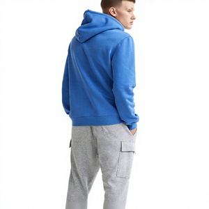 Sweat-shirt à capuche unisexe chaud d'hiver, en molleton épais et mélange de coton, avec cordon de serrage et poche kangourou, vierge - Product Image 2