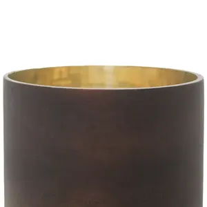 Vase à fleurs en fer artisanal de qualité supérieure, design côtier, écologique, poli, décoration de table, Zahid Exports - Product Image 4