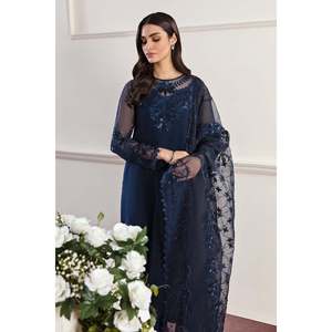 Embroidered Chiffon <b>Women's</b> <b>Suit</b> Set SF-292 - Product Image 6