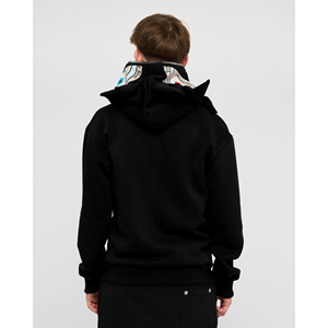 Sudadera con Capucha Completa con Cierre Digital Personalizada al por Mayor para Invierno, 100% Algodón, Felpa, Transpirable, Antiarrugas, de Secado Rápido, Ropa Urbana para Hombre - Product Image 6