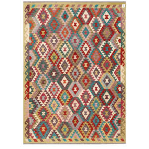 พรมกิลิม ไมมาณา อัฟกานิสถาน ขนาด 241 x 173 ซม. ชุดพรมปูพื้น - Product Image 1