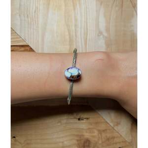 Navajo Handmade Fashion <b>Cuff</b> <b>Bracelet</b> with Purple Mohave Turquoise & Sterling <b>Silver</b> Elegant & Unique Accessory - Product Image 4