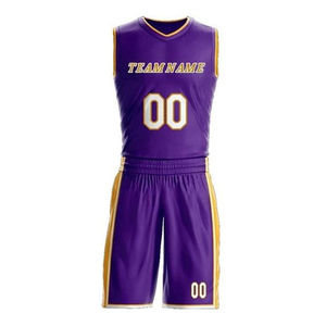 Conjunto de Uniforme de Baloncesto Personalizable para Hombre 2026, Talla Grande, Uniforme de Club con Diseño de Impresión por Transferencia de Calor, 100% Poliéster, Unisex - Product Image 2