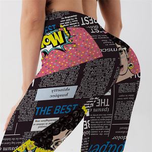 2025 Nueva ropa deportiva activa personalizada, mallas de gimnasio de cintura alta para mujer, mallas de LICRA para Yoga, mallas de nailon en colores personalizados - Product Image 6