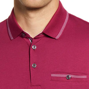 Polos de golf profesionales de calidad superior para hombres y ropa deportiva 100% algodón Casual Wear Polos - Product Image 4