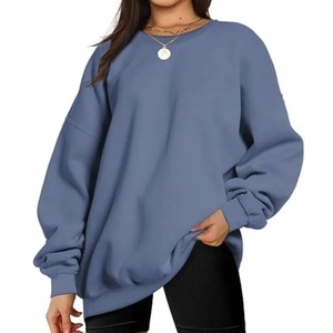 Nouveaux sweats respirants anti-rides surdimensionnés 100% coton biologique chemises décontractées Premium élégant femme sweats à capuche - Product Image 6