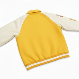 Manches en cuir avec logo brodé en chenille, style sport édition nouvelle génération, coupe parfaite, doublure intérieure confortable. - Product Image 4