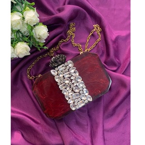 Sac à main léger de mariage Offre Spéciale pochette en résine à la main Style à la mode Golfe EAU Qatar - Product Image 1