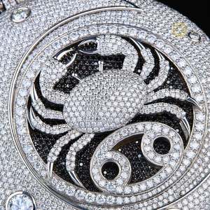 Colgante de Letra Hip Hop Personalizado, Plata de Ley 925, Joyería de Moda, Colgantes y Dijes, Colgante de Diamante Moissanite VVS para Hombre - Product Image 2