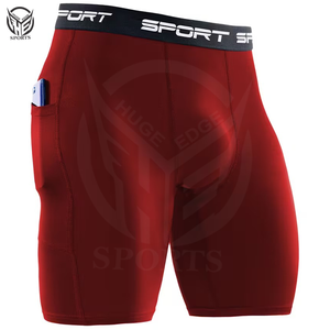 Pantalones Cortos Deportivos Elásticos de Secado Rápido para Hombre, de Alta Calidad, Transpirables, de Spandex/Poliéster, para Deportes, Casual, Senderismo, Servicio OEM - Product Image 2