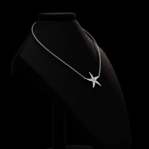 Hip Hop Style Moissanite glacé femmes 925 collier en argent Sterling cinq branches étoile pendentif mode personnalité diamant - Product Image 4