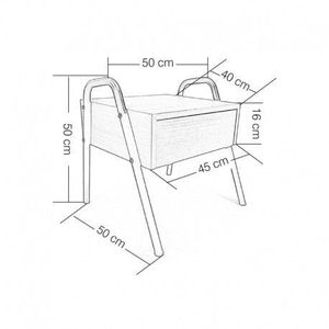 Table de chevet Ron - Product Image 4
