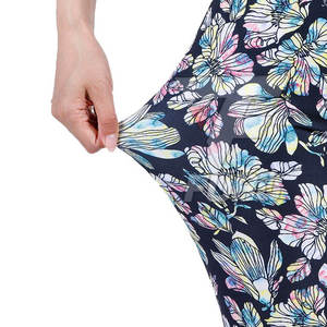 Mallas de Yoga de talla grande personalizadas para mujer, mallas de entrenamiento de cintura alta, mallas de Yoga de color liso para mujer - Product Image 2