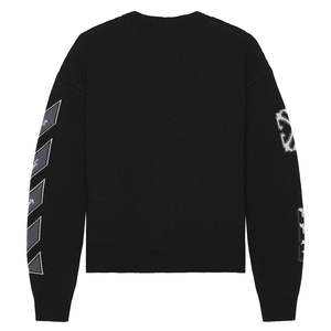 Cardigan universitaire personnalisé en coton mélangé 12 jauges, style lettreman - Product Image 2