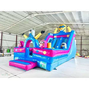 Tobogán Inflable con Temática de Minions de 8x5 Pies para Entretenimiento al Aire Libre - Product Image 3