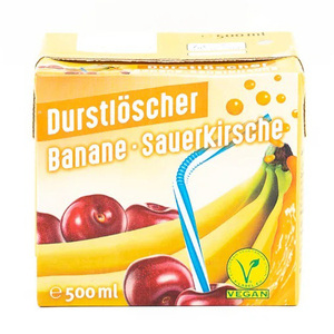 Venta al por mayor Durstloscher cereza plátano sabor jugo refrescante bebida afrutada en un cartón de 500ml caliente - Product Image 5